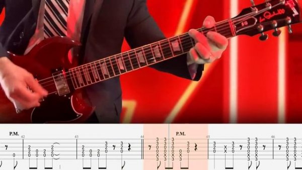 Shot in the Dark - AC/DC (Табулатура) Guitar Tutorial TABS