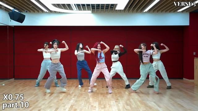 NMIXX  「DICE」 Dance Practice Mirror Tutorial (SLOWED)