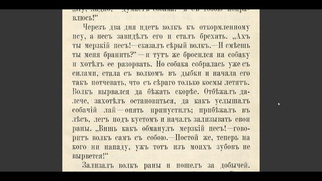 №13. Волк - дурень. Сказка 19 века. смотреть онлайн