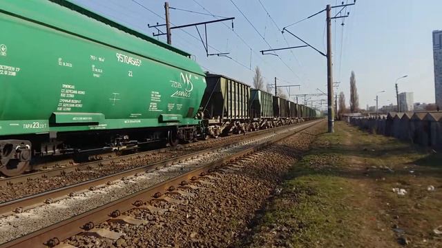 ВЛ80К-151 - грузовой состав, ст. Левобережная