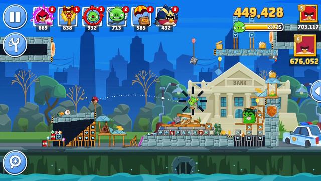 Angry Birds Friends Level 8 Tournament 1195 three stars NO POWER-UP walkthrough 2023-02-04 смотреть онлайн
