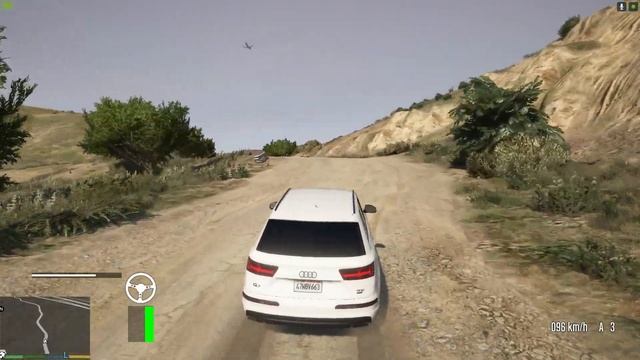 Gta 5 : Audi Q7 Car Off-Roading With Logitech g29 Gameplay смотреть онлайн