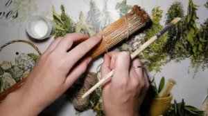 Посох дождя из борщевика своими руками