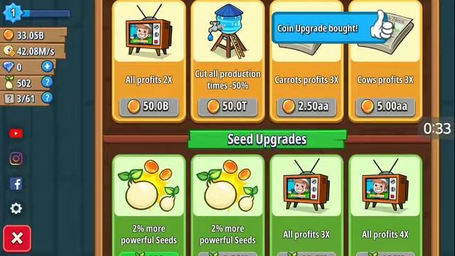 Idle Farming Empire mod apk Download link below description смотреть онлайн