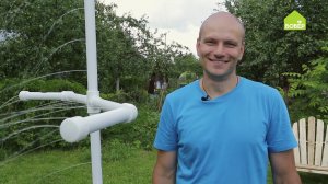 Садовый душ из пластиковых труб