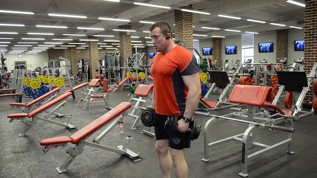 2а. Отведения гантелей через стороны смотреть онлайн