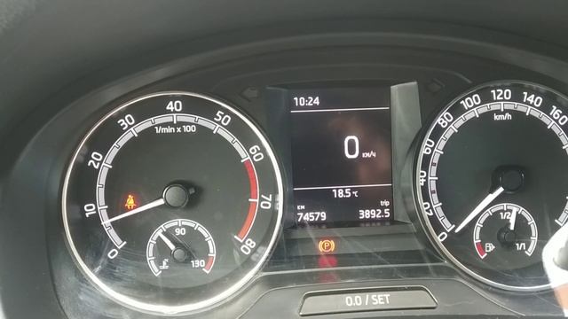 Skoda Rapid 2016 90 л.с. Cwvb - Звуки на холодном/теплом запуске