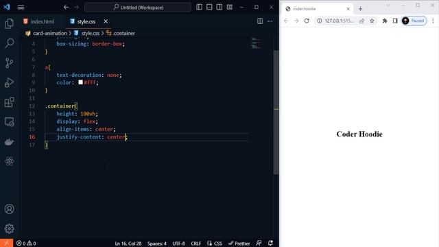 Animated Profile Card UI Design using Html & CSS | CSS Card Hover Effects смотреть онлайн