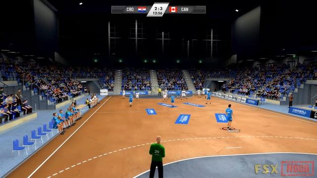 IHF Handball Challenge 14 - Gameplay Match PC HD смотреть онлайн