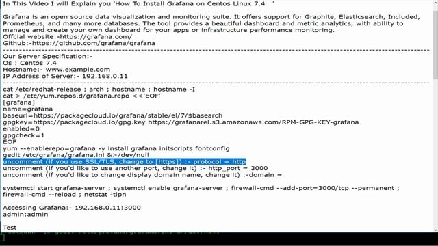 installing Grafana on Centos Linux 7.4 смотреть онлайн