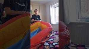Как надуть бассейн без насоса