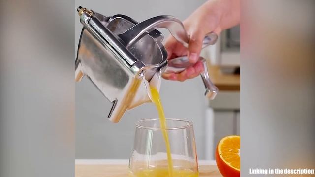 Hand Press Manual Fruit Juicer Review 2020 смотреть онлайн