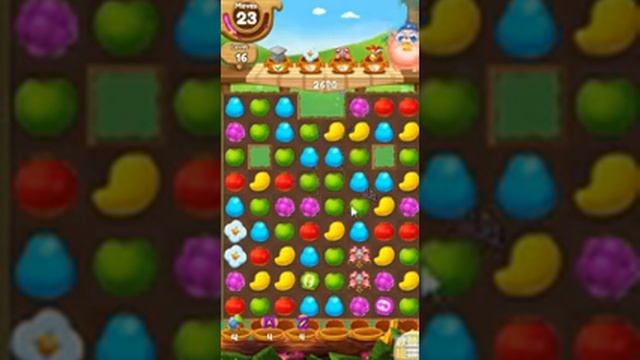 Fruit Crush Match 3 LEVEL 16 NO BOOSTERS смотреть онлайн
