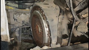 Снимаю КПП ZF16, сцепление, маховик и другое. Камаз 65201, автокран Галичанин КС-65713-1