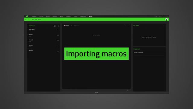 How to export and import macros in Razer Synapse смотреть онлайн