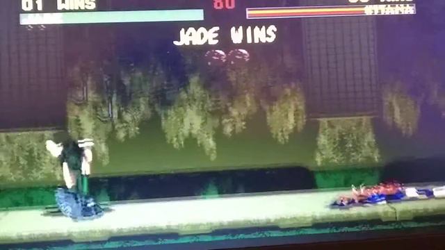 Mortal Kombat 2 Unlimited (Genesis Hack) Jade Fan Throw Slice Fatality смотреть онлайн