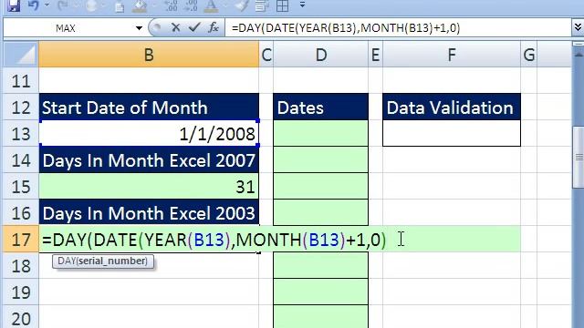 Excel Magic Trick 324: Dynamic Data Validation List of Dates смотреть онлайн