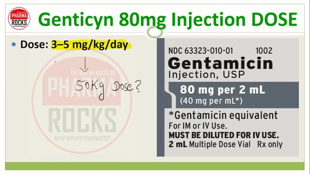 Genticyn 80mg Injection, जेंटिसीन इंजेक्शन की पूरी जानकारी, Use, Dose, Route, Side effects, Warning смотреть онлайн