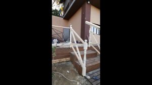 Перила из дерева. Как изменится вид террасы?! Терраса с перилами.