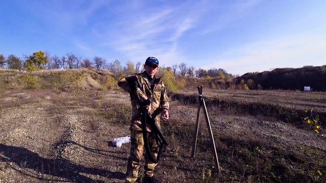 Пристрелка коллиматорного прицела Holosan HS403B 2MOA LED смотреть онлайн