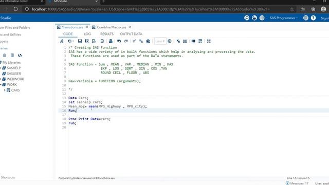 How to Use Functions in SAS || SAS Basic & Advanced || SAS смотреть онлайн