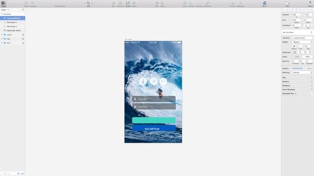 SKETCH 3 - App DESIGN- Log In Design UI смотреть онлайн