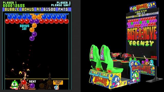 Bust-A-Move Frenzy - Brief Attract Mode & Gameplay (Direct Capture) смотреть онлайн