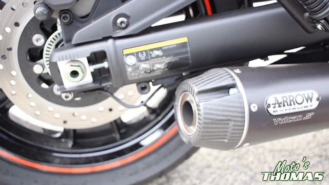 Kawasaki Vulcan S 650 ARROW Exhaust Sound - HIGH QUALITY AUDIO
