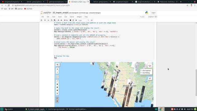 GEE Tutorial #22 - How to import Earth Engine Python scripts into Jupyter notebook смотреть онлайн