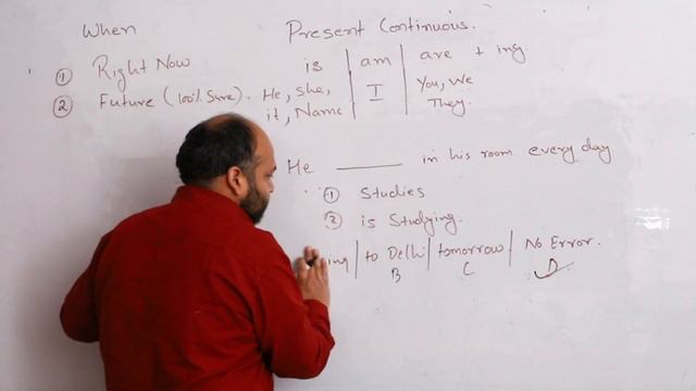 Part-4 of "TENSES"| PRESENT CONTINUOUS TENSE | 4 BASIC THINGS TO REMEMBER |BY MAYANK SIR смотреть онлайн