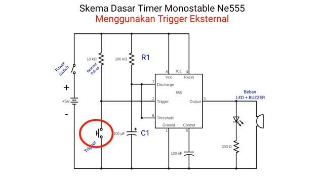 Timer Monostable Ne555 Tanpa Trigger / Tanpa Push Button ! Emang Bisa??? смотреть онлайн
