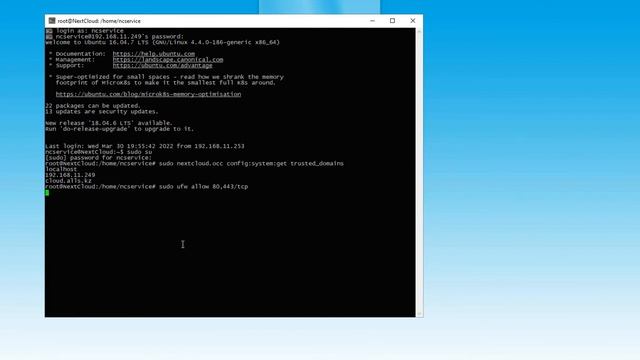 NextCloud: Защита NextСloud с помощью SSL / nextcloud: Secure the NextCloud with SSL смотреть онлайн