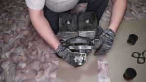 Наглядное видео сборки двигателя с 640 снегоход буран