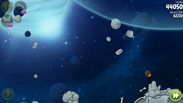 Angry Birds Space - Beak Impact 1 - Level 8-11 - 66,000 - World Record! смотреть онлайн