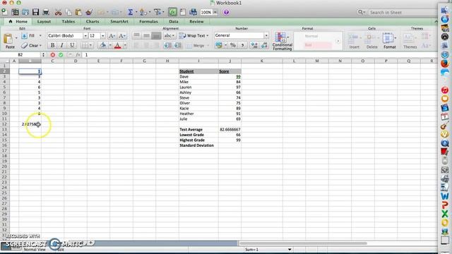 Excel STDEV Function Tutorial смотреть онлайн