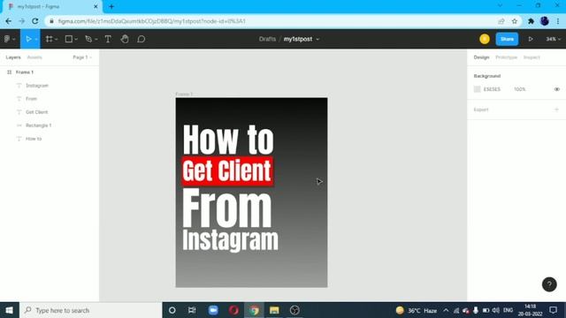 Create Post Using Figma || Instagram post || twitter Post etc || by Tech Guys смотреть онлайн