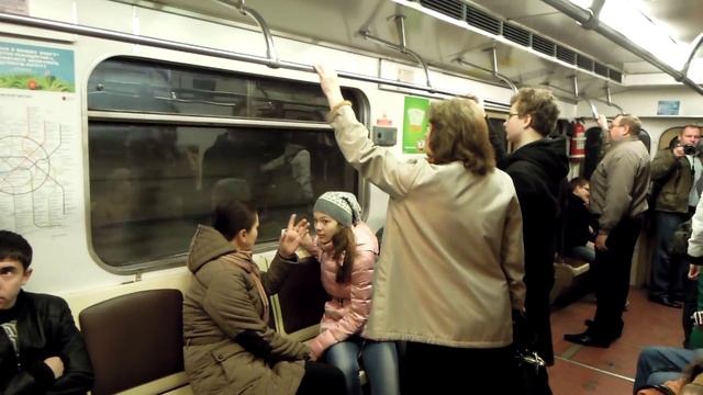 09.11.13 Первая поездка на метро от станции Жулебино до станции Лермонтовский проспект смотреть онлайн