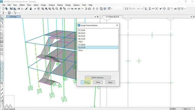 SAP2000 : DESAIN STRUKTUR + RANGKA ATAP BAJA RINGAN RUMAH TINGGAL 3 LANTAI (PART 1) смотреть онлайн