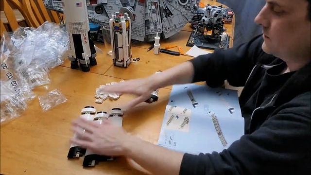My LEGO Apollo 11 Saturn V rocket and moon lander builds смотреть онлайн
