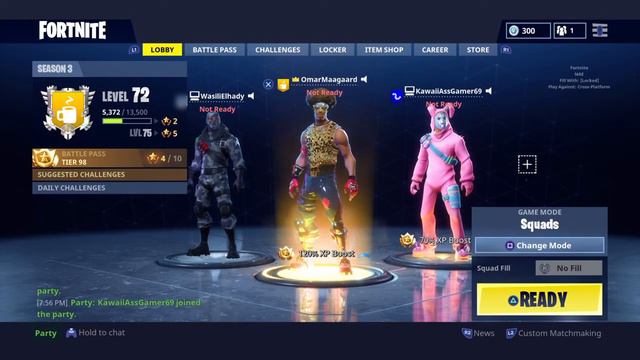 Random dude in Fortnite screaming "Ahhh my p****" смотреть онлайн