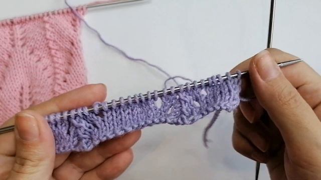 Красивый ажурный узор спицами для кофточек, кардиганов и т.д. Схема узора и описание под видео!