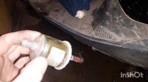 Как установить/заменить топливный фильтр на скутере