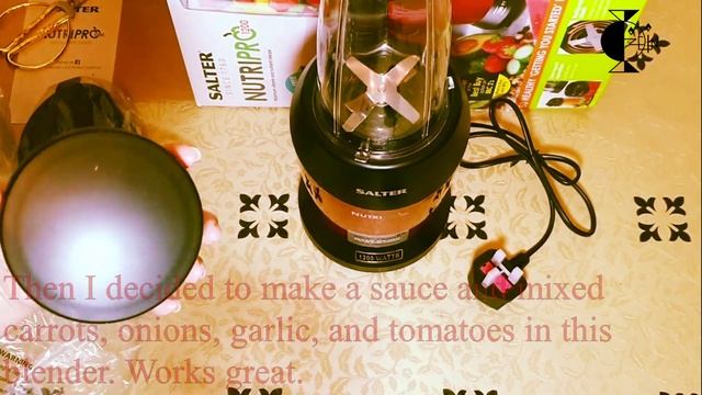 Review Blender Salter Super Charged Multi-Purpose Nutrient Extractor 1200 W BPA-Free смотреть онлайн