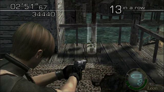 Resident Evil 4 - Mercenaries - Leon - Island Map смотреть онлайн