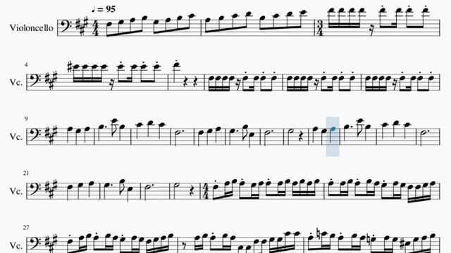 Cello Sheet Music: How to play Departure To The Front (Naruto) by Yasuharu Takanashi смотреть онлайн