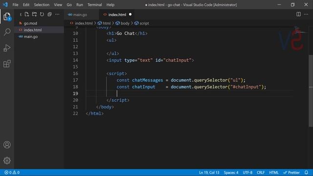 How to make a simple chatting website using Go смотреть онлайн