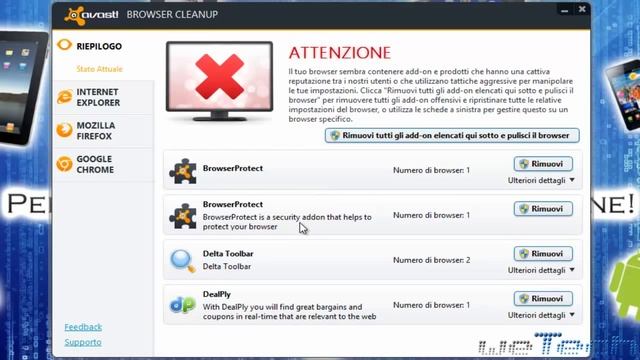 Pulisci i browser da estensioni e toolbar inutili con avast! Browser Cleanup смотреть онлайн