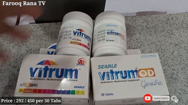 Virtum Tab Multivitamins & mineral Combination for Male and Female @farooqrana097 смотреть онлайн