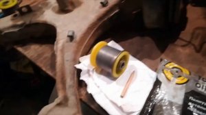 замена сайлентблоков задних рычагов фольксваген т5 дизель 2,5 AXD