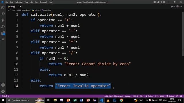 PYTHON CALCULATOR USING FUNCTION T-19 | PYTHON PROBLEM SOLVING смотреть онлайн